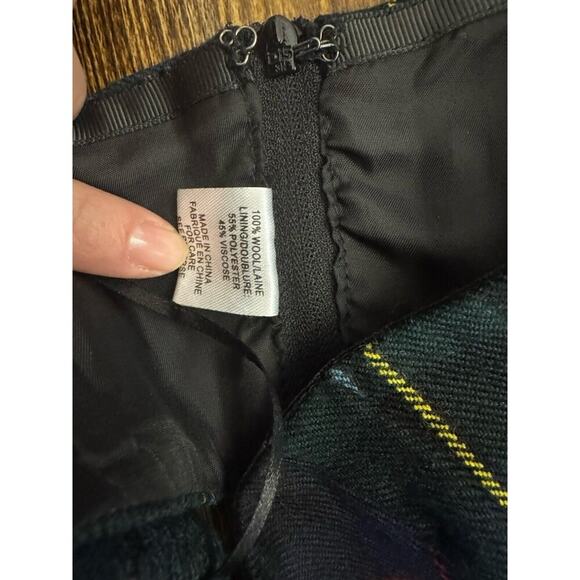 Ronny Kobo Nora Strapless Top Blue Tartan-Size XS NWOT - Picture 7 of 8